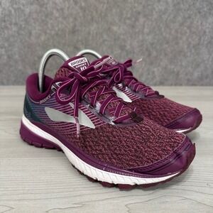 Brooks Ghost 10 Running Shoes Womens Size 7 Purple FLAW Athletic Sneakers Mesh